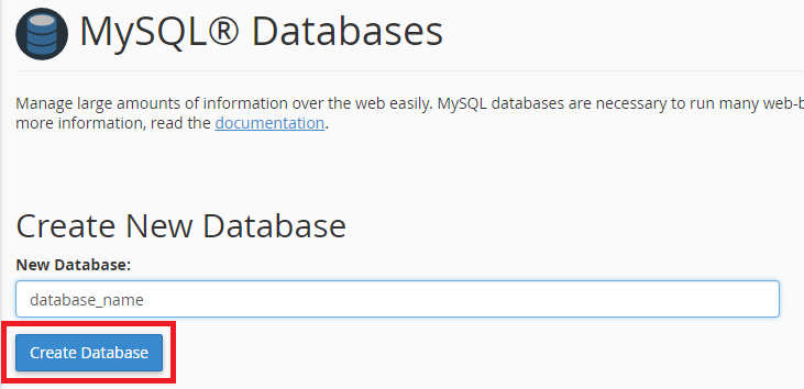 Database Name