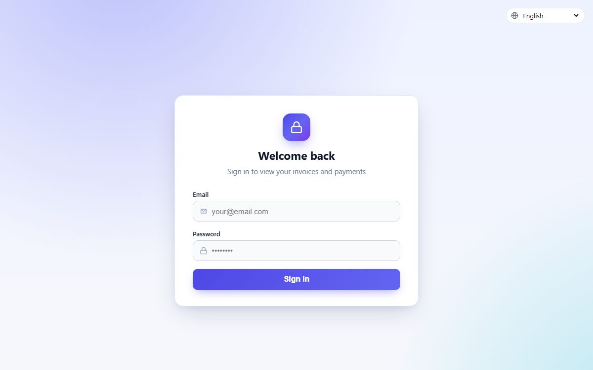 Portal login